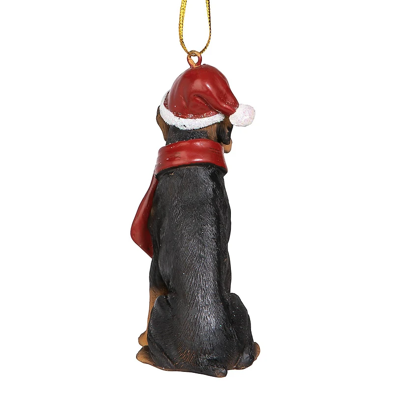 3.5" Doberman Pinscher Holiday Dog Ornament