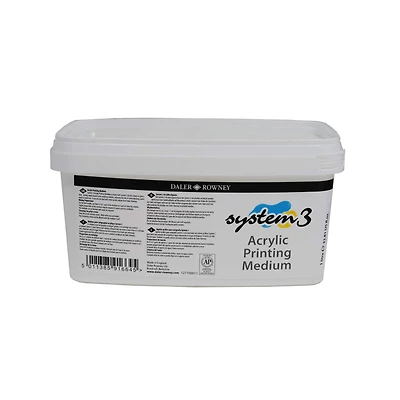 Daler-Rowney® System 3 Acrylic Screen Printing Medium, 33.8oz.