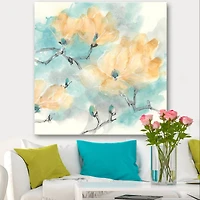 Designart - Teal Buds I