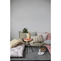 Hello Honey® Printed Embroidery & French Knots Lumbar Throw Pillow