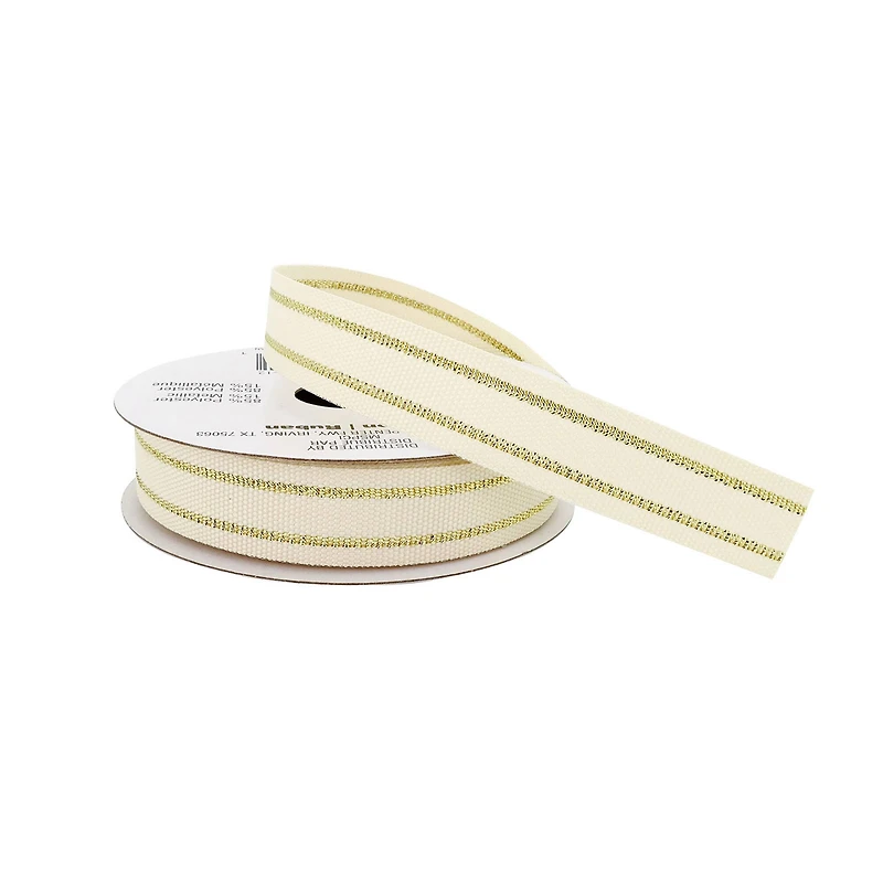 5/8" x 5yd. Ticking Striped Grosgrain Ribbon by Celebrate It