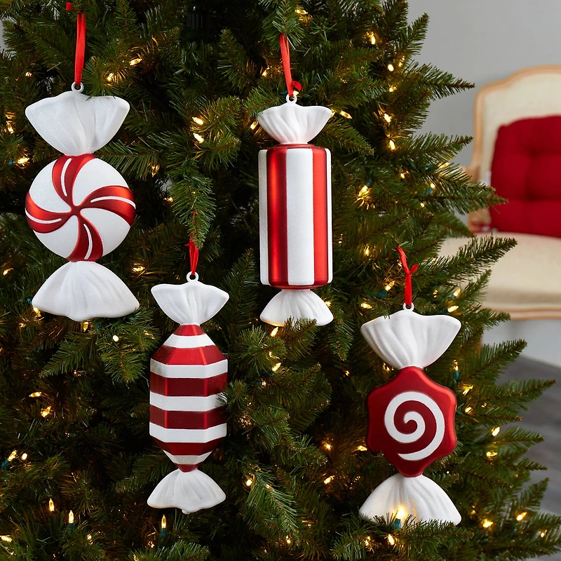 4ct. 12" Shatterproof Jumbo Candy Cane Christmas Ornaments