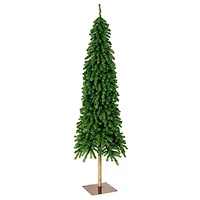 6.5ft. Pre-Lit Grand Alpine Slim Artificial Christmas Tree, Clear Lights
