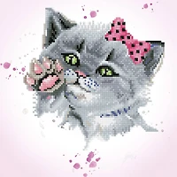 Diamond Dotz® Eye Spy Kitty Diamond Painting Artwork Kit