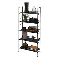 Organize It All 5 Tier Espresso Freestanding Shelf