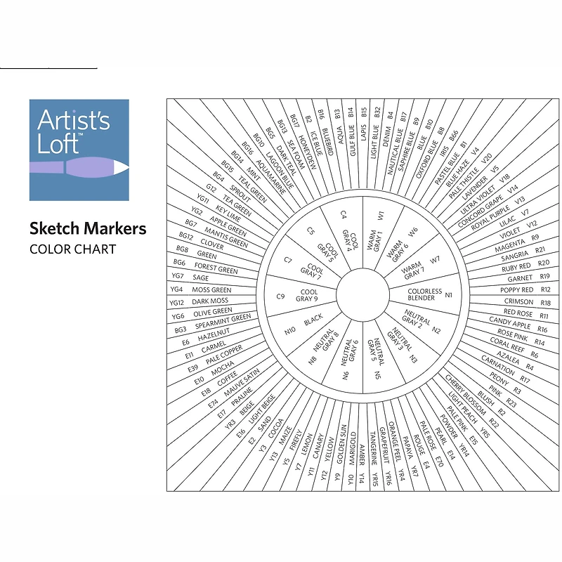 Gray Sketch Markers by Artist's Loft™