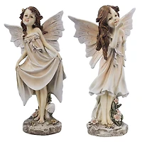 Design Toscano 13.5" Wildflower Meadows Fairies Garden Statues Set