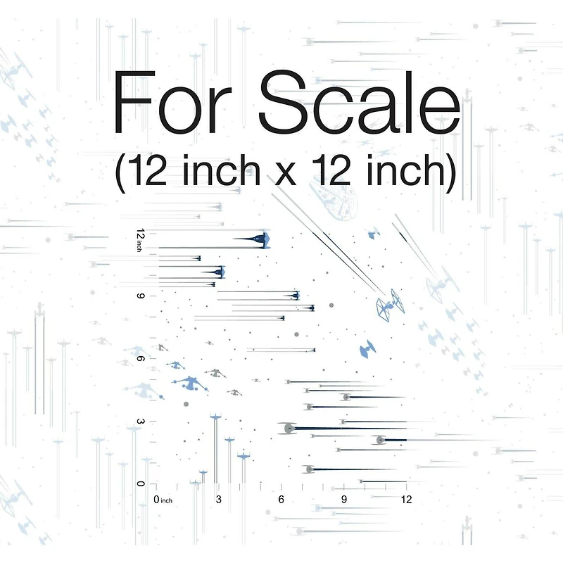 RoomMates Star Wars Galactic Battles Peel & Stick Wallpaper 