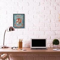 Stupell Industries Cake Wisdom Funny Black Framed Wall Art