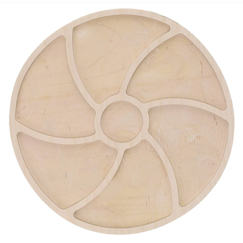 Leisure Arts® 10" Spiral Circle Welled Wood Surface