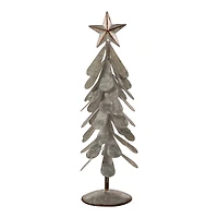 Glitzhome® Galvanized Metal Christmas Tree Table Décor Set