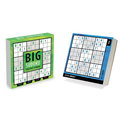 TF Publishing 2024 Sudoku Puzzles Daily Desktop Calendar