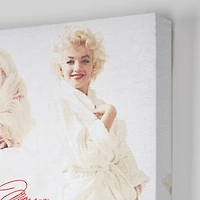 Marilyn Monroe in White Robe Canvas Wall Art