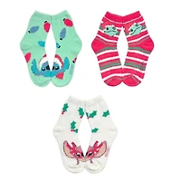 Disney® Stitch 3 Pack Cozy Crew Socks in Greeting Card Box
