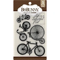 Bo Bunny® Bicycles Clear Stamps