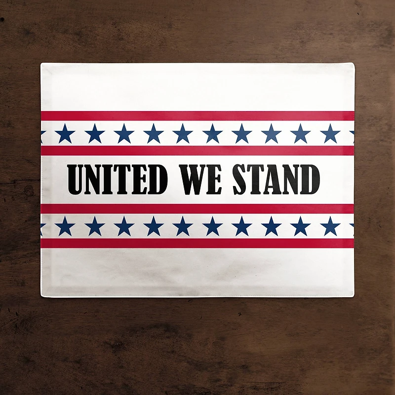 United We Stand Poly Twill Placemat