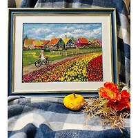 RIOLIS Tulip Field Counted Cross Stitch Kit