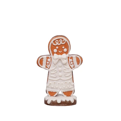 4.75" Frosted Gingerbread Man Clay Tabletop Décor by Ashland®