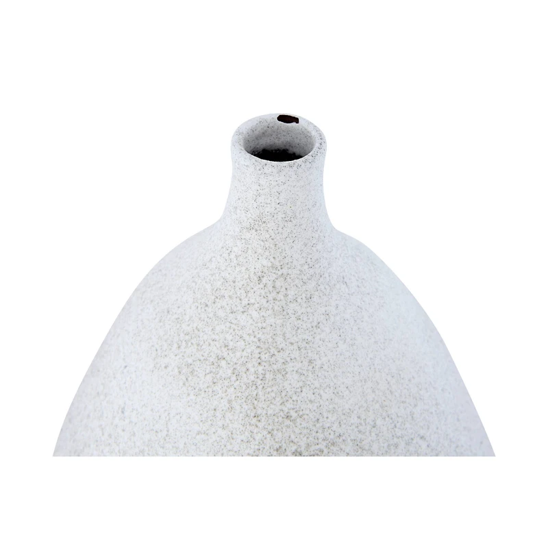 Hello Honey® 14" Large Textured Terracotta Vase with Narrow Top