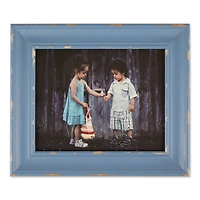 DII® Antique Stonewash Blue Distressed 8" x 10" Farmhouse Picture Frame