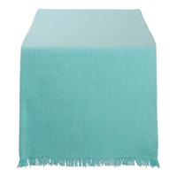 DII® 108" Solid Heavyweight Fringed Table Runner