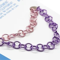 Pink & Purple Chain Bracelets by Creatology™