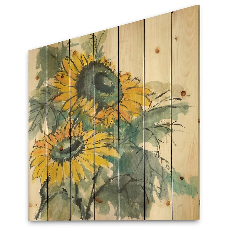 Designart - Tradionnal Sunflower I
