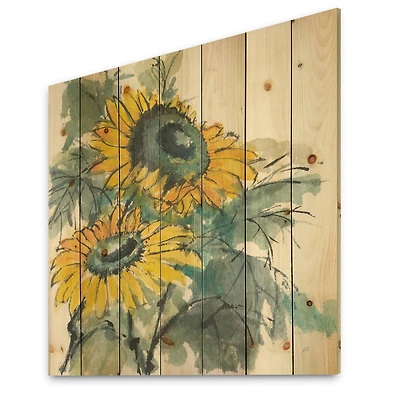 Designart - Tradionnal Sunflower I