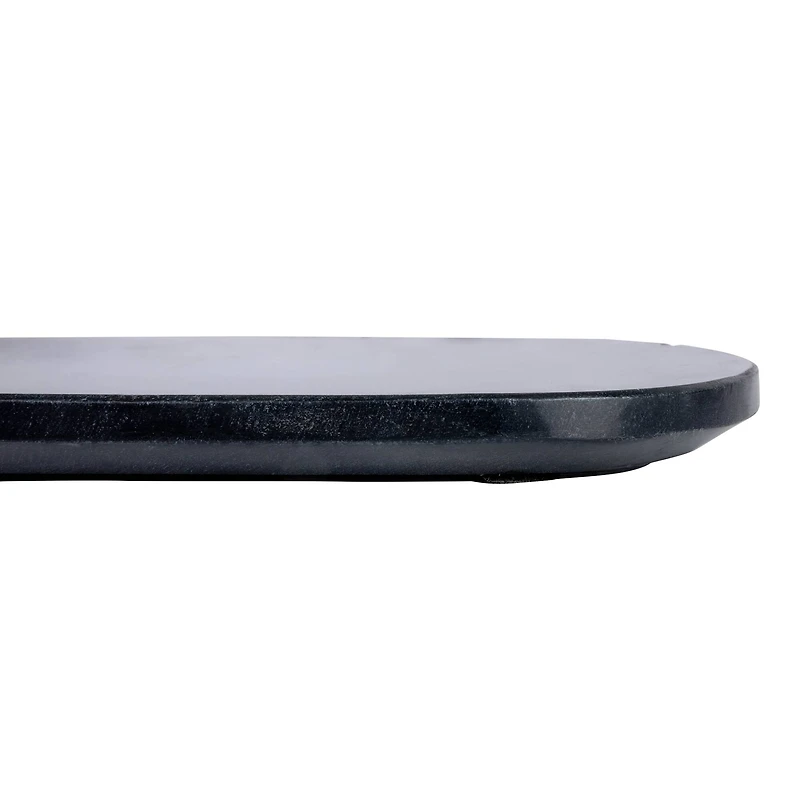 Hello Honey® 24" Black Oval Marble Serving Board