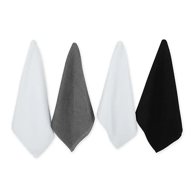 DII® Assorted Darks Barmop Dishtowel (Set of 4)