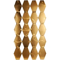 The Novogratz Gold Diamond & Hexagon Wall Mirror