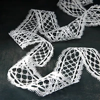 1.75'' x 2yd. Lace Sequined Ribbon by Celebrate It®