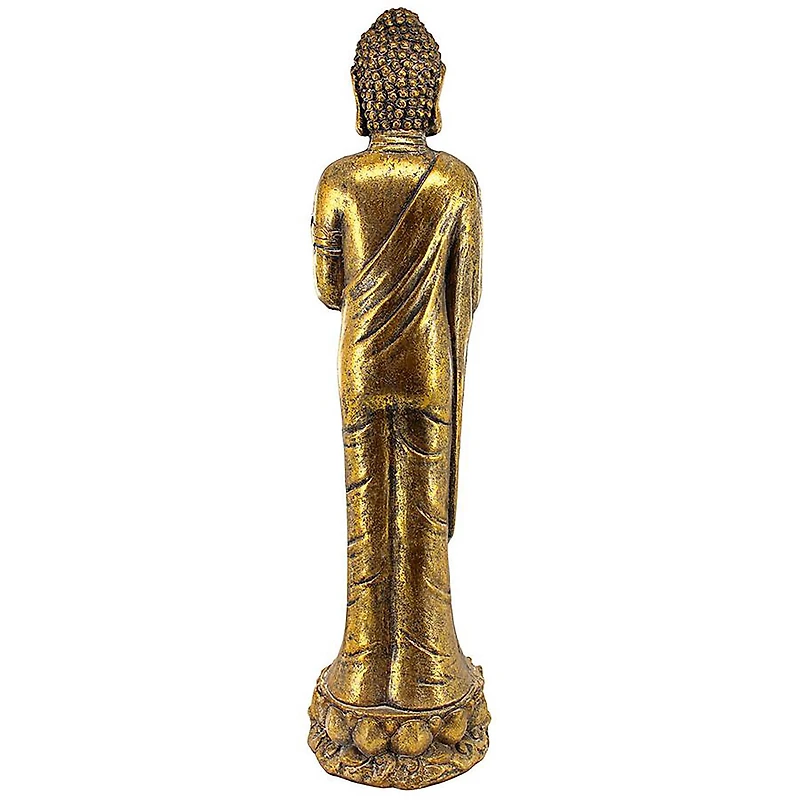 Design Toscano 28" Golden Serenity Buddha Asian Statue
