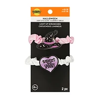 Witch Hat & Heart Light-Up Scrunchies