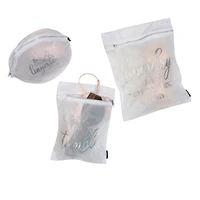 Simplify Silver 3 Piece Printed Wash Bag Set