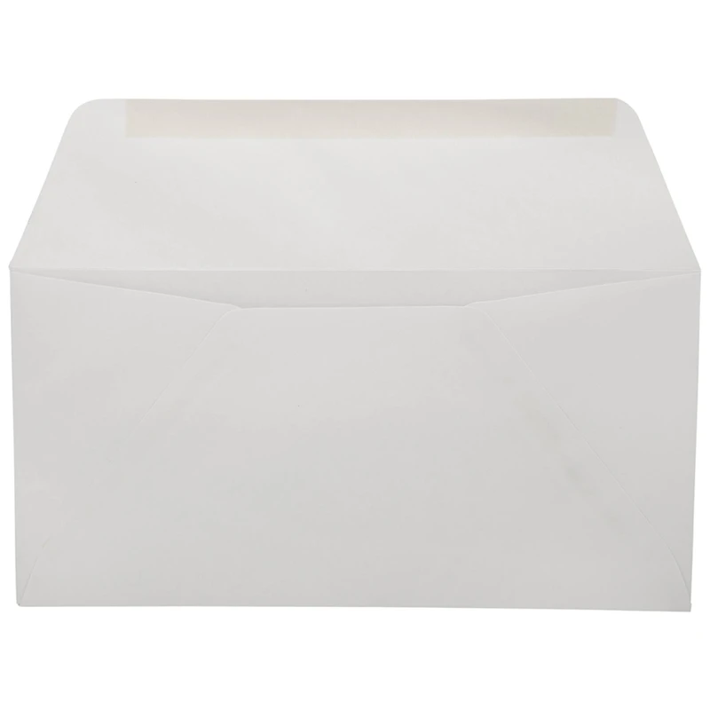 JAM Paper White #16 Commercial Envelopes with Wallet Flap
