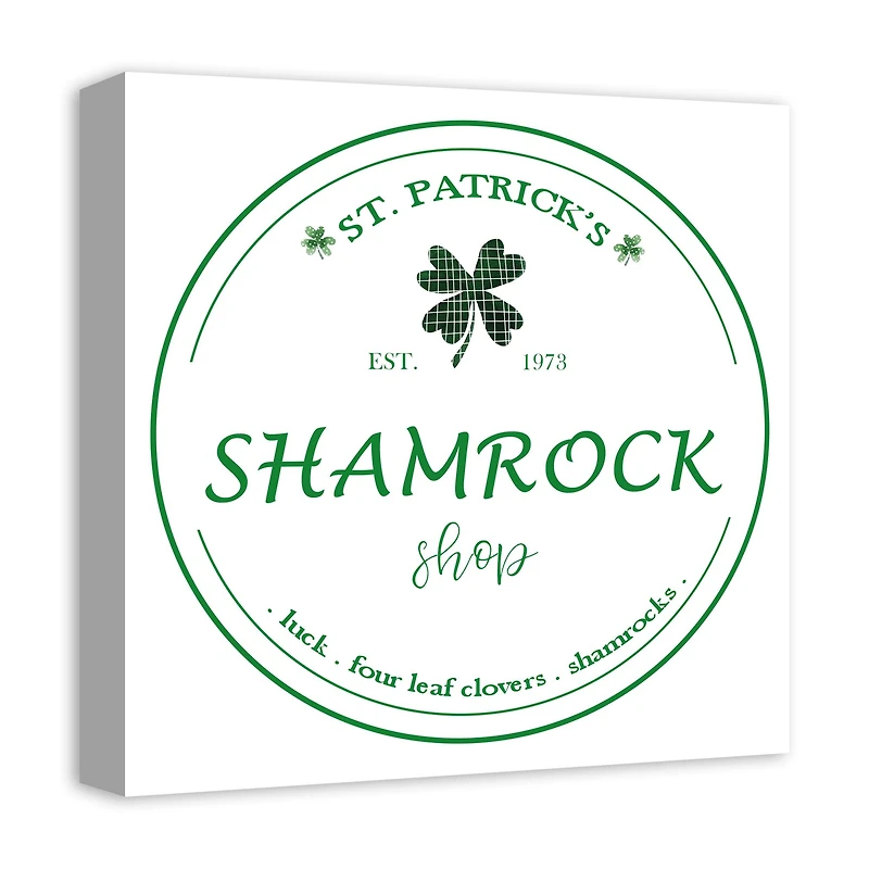 Shamrock Shop 16" x 16" Canvas Wall Art