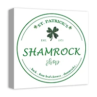 Shamrock Shop 16" x 16" Canvas Wall Art