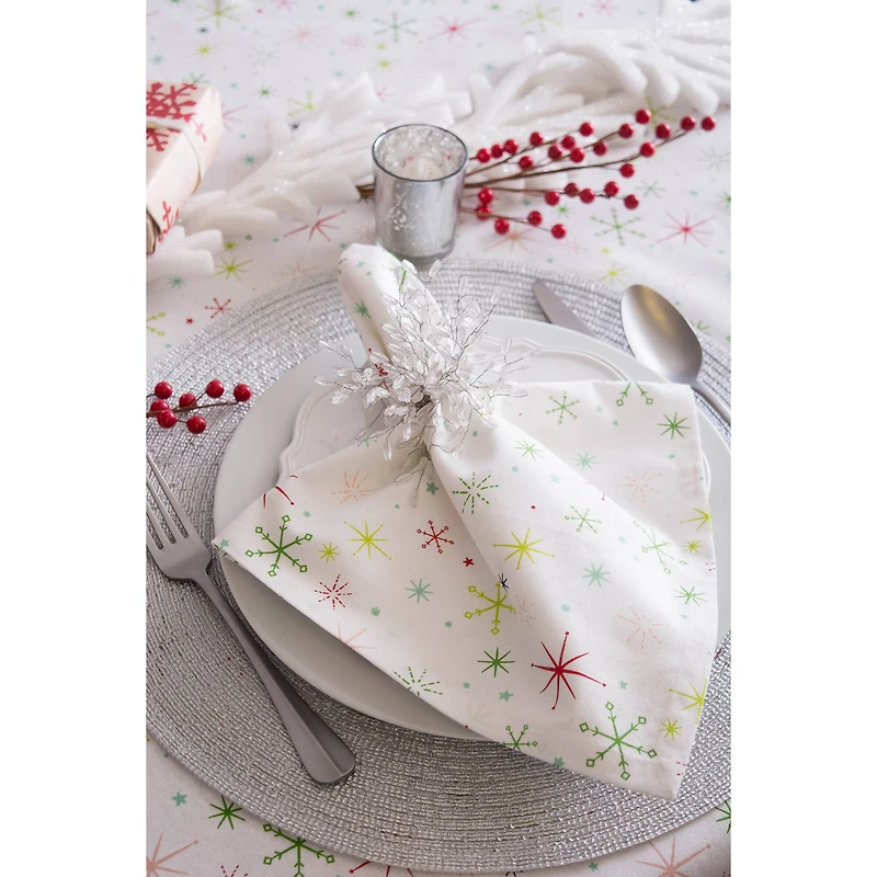 DII® 52" Christmas Star Print Tablecloth