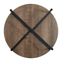 Household Essentials 31.5" Jamestown Round Coffee Table