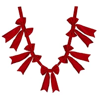 6ft. Red Bow Garland by Ashland®
