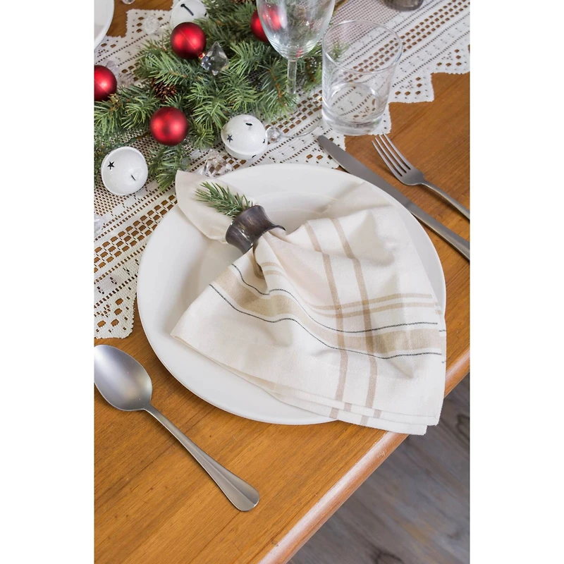 DII® French Stripe Cloth Dinner Napkins