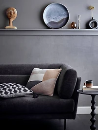 Hello Honey® 14" Hand-Carved Teak Wood Face Resting on Hand Figurine