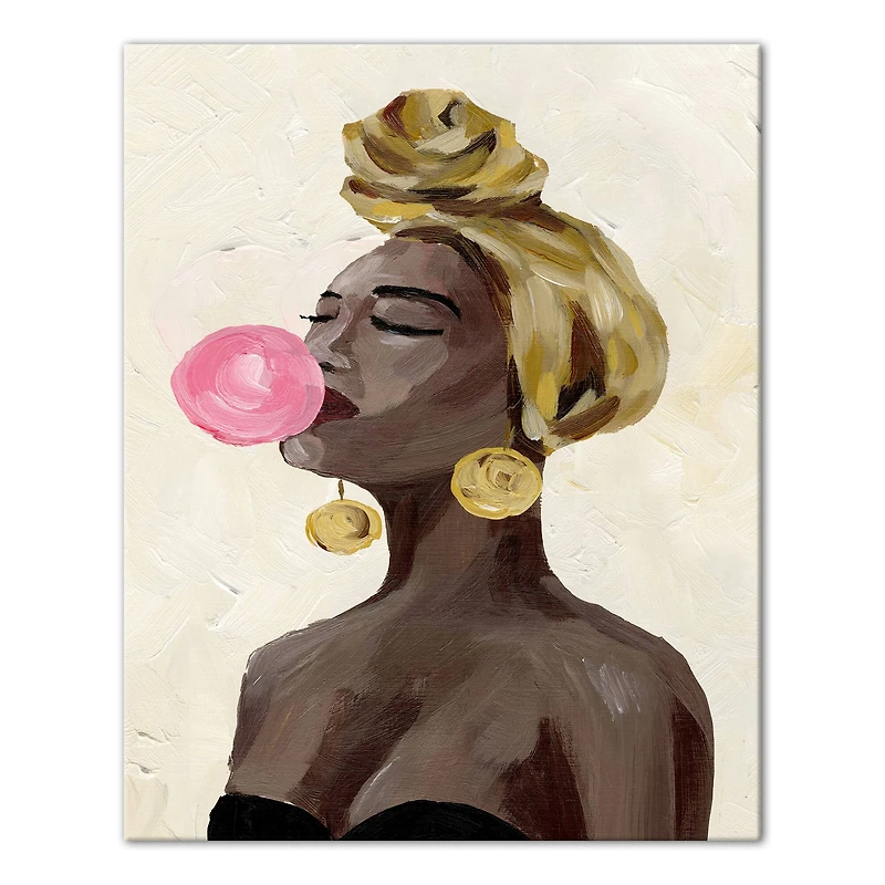 Bubble Gum Fashion 16" x 20" Canvas Wall Art