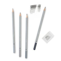 Winsor & Newton™ Studio Collection™ Graphite Pencil Set & Eraser