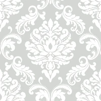 NuWallpaper Ariel Gray Peel & Stick Wallpaper
