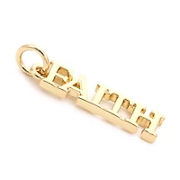14K Gold Plated Faith Charm by Bead Landing™