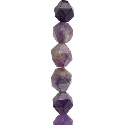 Amethyst Faceted Star Cut Beads, 10mm by Bead Landing™