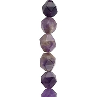 Amethyst Faceted Star Cut Beads, 10mm by Bead Landing™