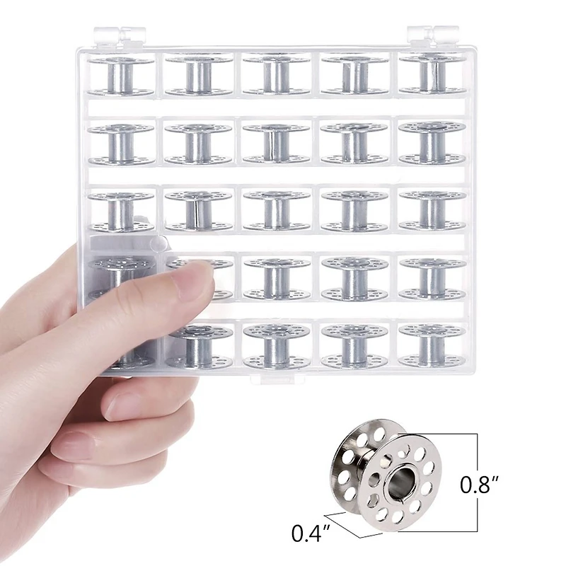 NEX™ Ready-To-Roll Stainless Steel Sewing Thread Bobbins Set